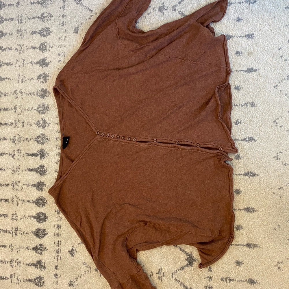 Urban Outfitters peasant brown pjs/lounge set